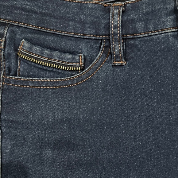 Women’s R Jeans High Rise Dark Blue Stretch Denim Jeans - Picture 5 of 10